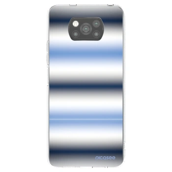 Picasee Xiaomi Poco X3 Pro Hülle - Schwarzes Silikon - Static Lines