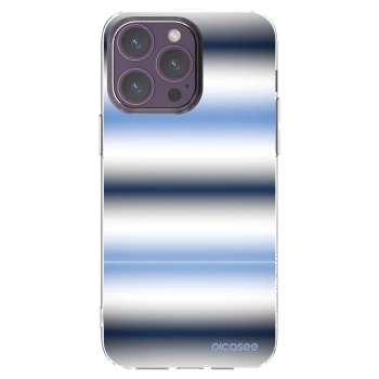 Picasee Apple iPhone 14 Pro Max Hülle - Transparentes Silikon - Static Lines