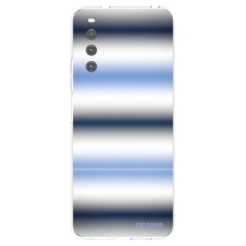 Picasee Sony Xperia 10 IV 5G Hülle - Transparentes Silikon - Static Lines