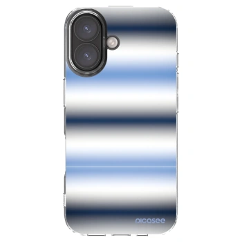 Picasee Apple iPhone 16 Hülle - Transparentes Silikon - Static Lines