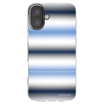 Picasee Apple iPhone 16 Plus Hülle - Transparentes Silikon - Static Lines