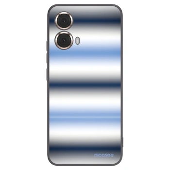 Picasee Motorola Moto G85 Hülle - Schwarzes Silikon - Static Lines