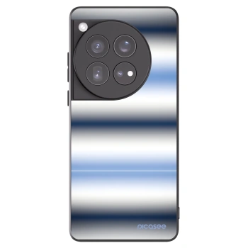 Picasee OnePlus 12 5G Hülle - Schwarzes Silikon - Static Lines