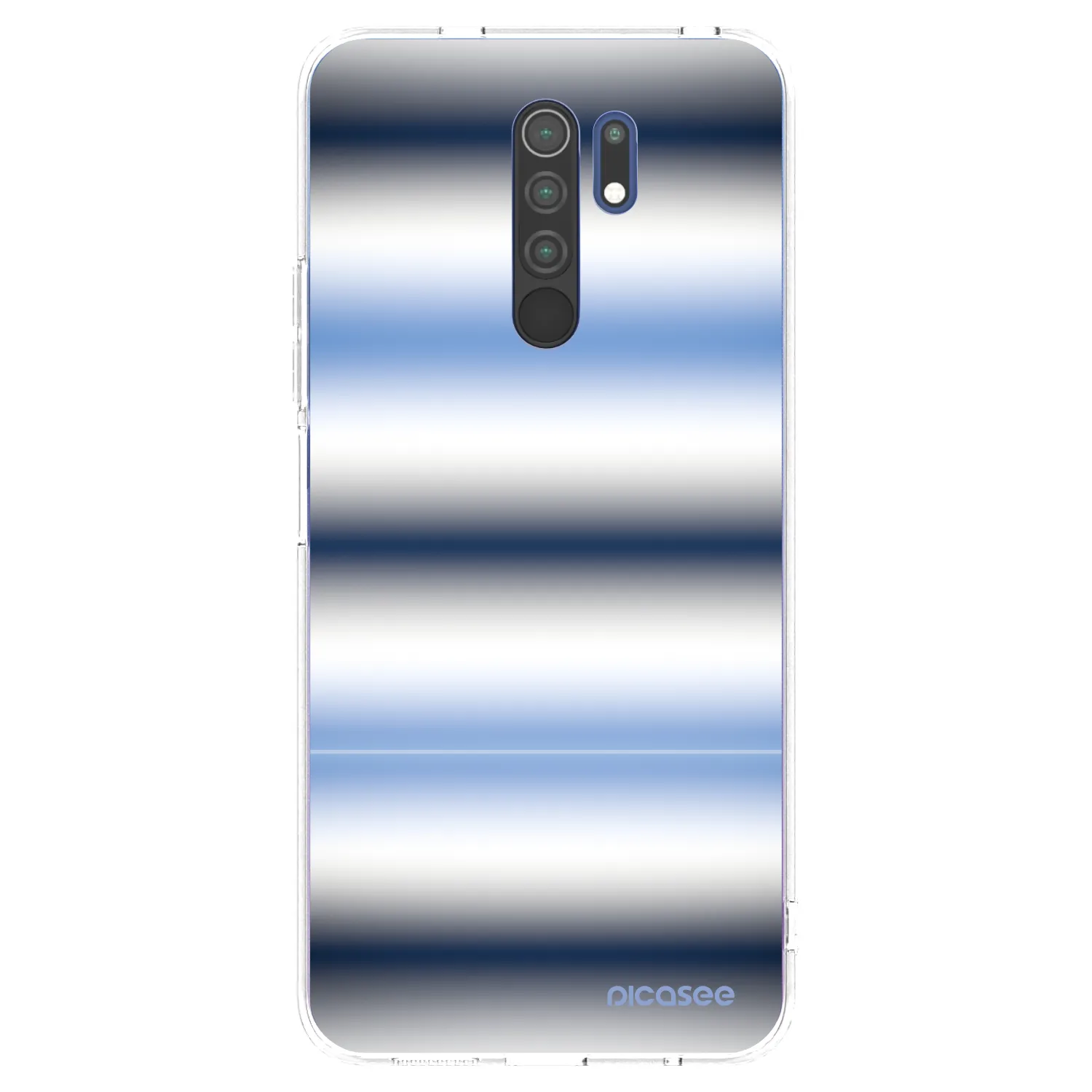 Picasee Xiaomi Redmi 9 Hülle - Transparentes Silikon - Static Lines