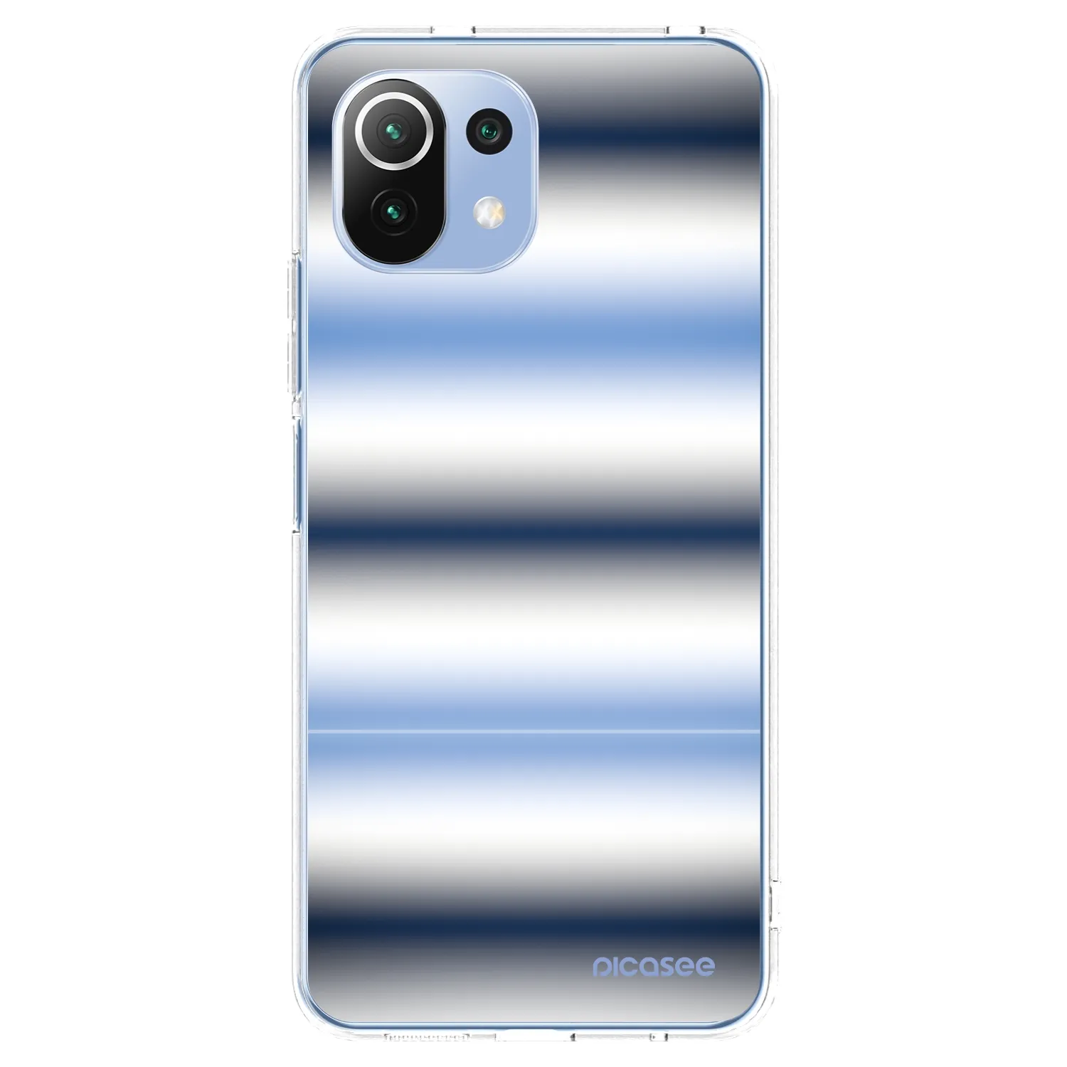 Picasee Xiaomi Mi 11 Lite Hülle - Transparentes Silikon - Static Lines
