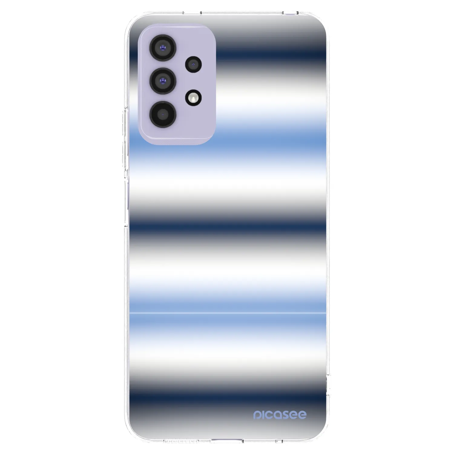Picasee Samsung Galaxy A32 4G SM-A325F Hülle - Transparentes Silikon - Static Lines