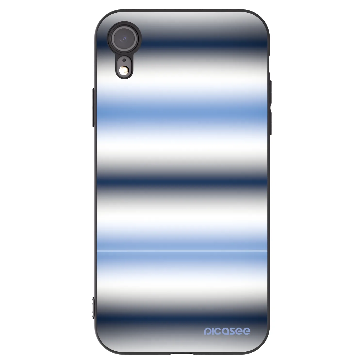 Picasee Apple iPhone 6 Plus/6S Plus Hülle - Schwarzes Silikon - Static Lines