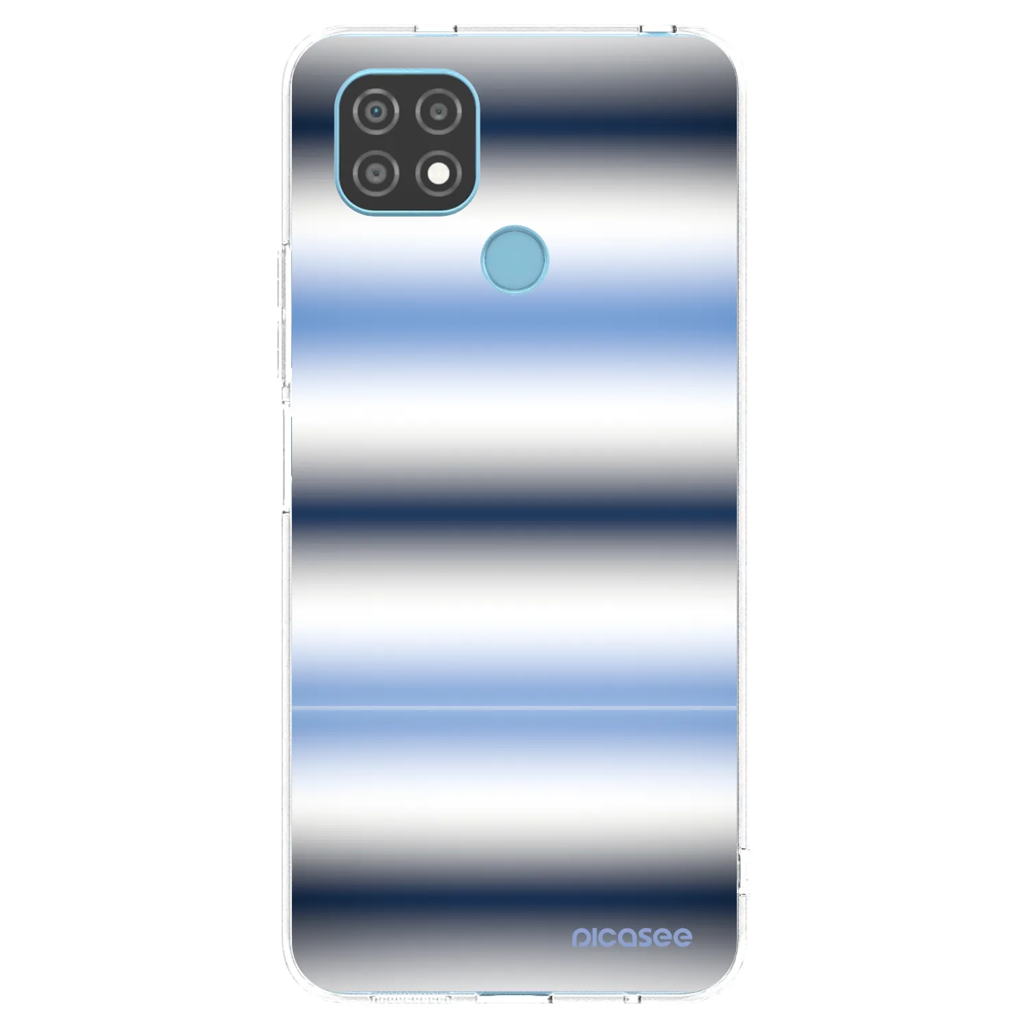 Picasee Realme C21 Hülle - Transparentes Silikon - Static Lines