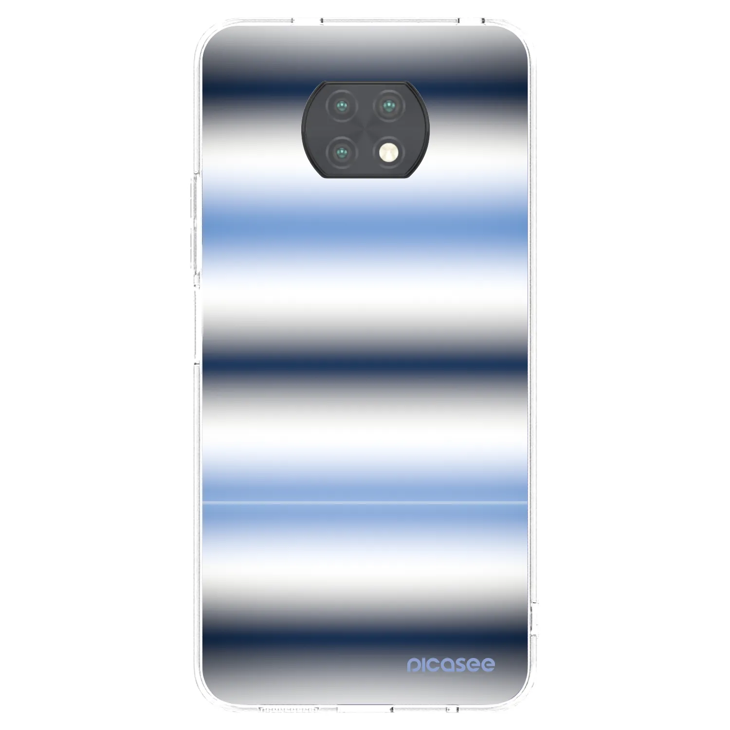 Picasee Xiaomi Redmi Note 9T Hülle - Transparentes Silikon - Static Lines