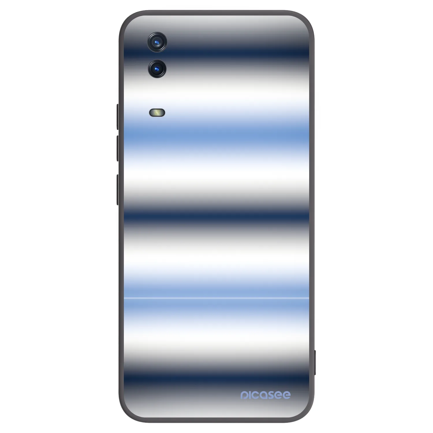 Picasee Vivo Y11s Hülle - Schwarzes Silikon - Static Lines