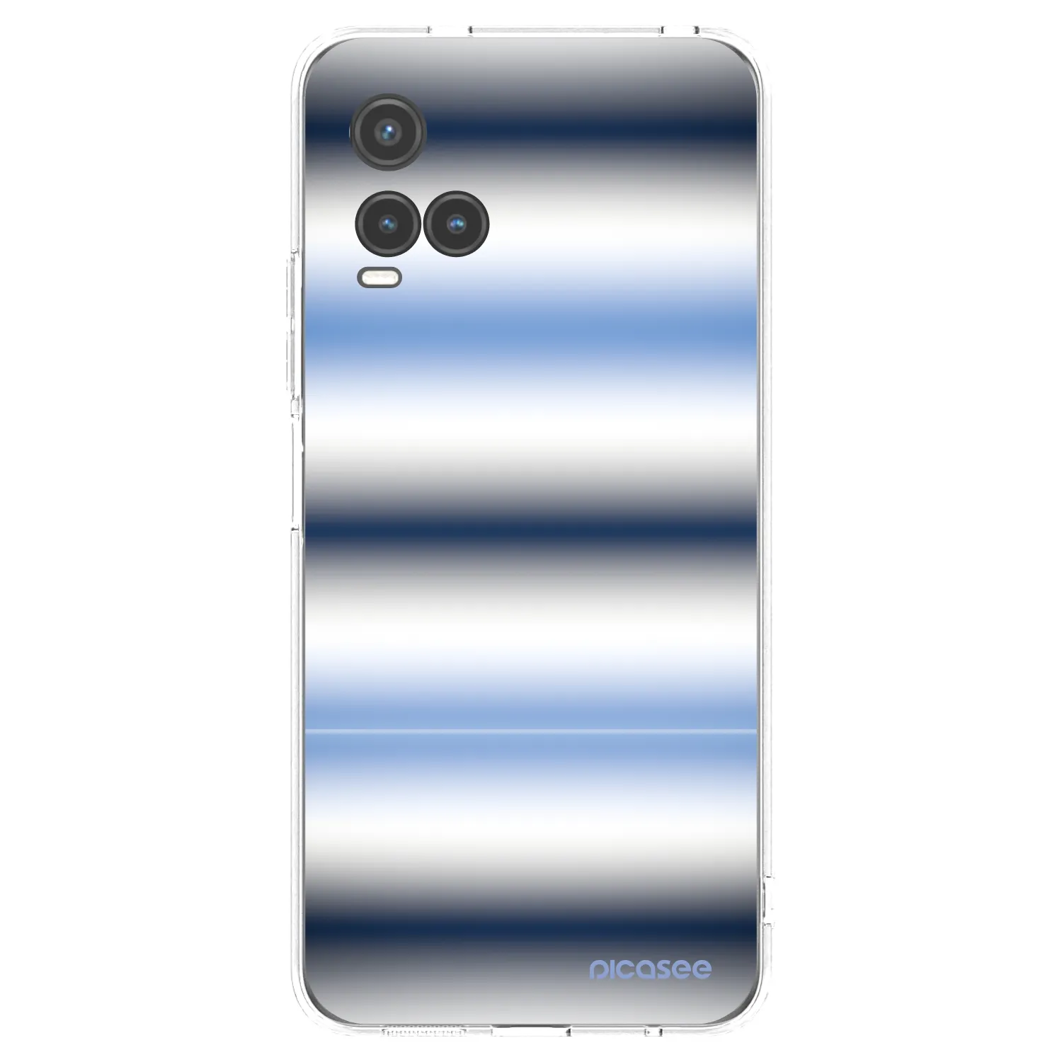 Picasee Vivo Y33s Hülle - Transparentes Silikon - Static Lines