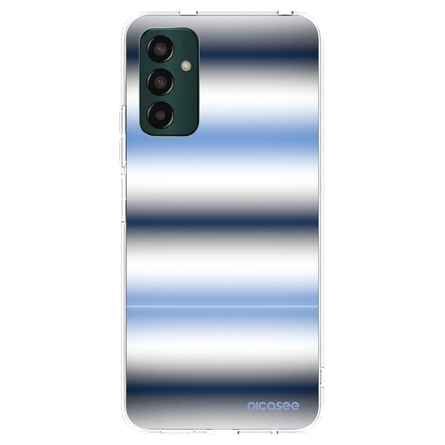 Picasee Samsung Galaxy M13 M135F Hülle - Transparentes Silikon - Static Lines