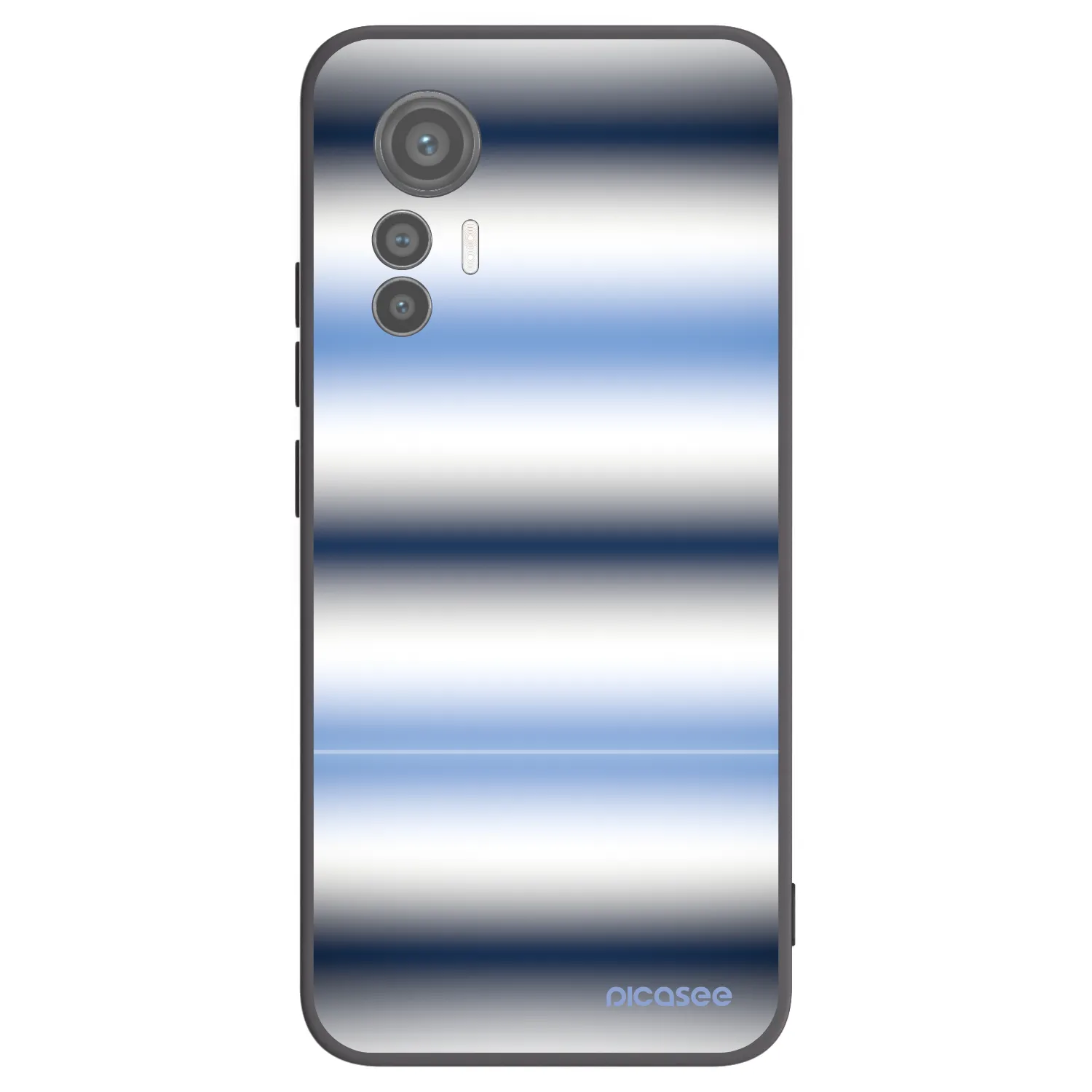 Picasee Xiaomi 12 Lite Hülle - Schwarzes Silikon - Static Lines