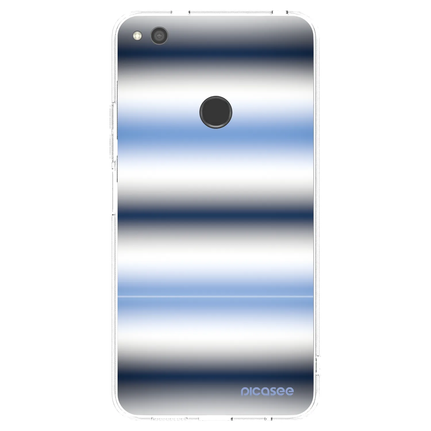 Picasee Huawei P9 Lite 2017 Hülle - Transparentes Silikon - Static Lines