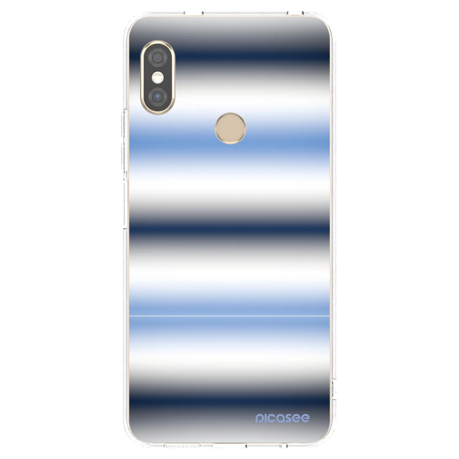 Picasee Xiaomi Redmi Note 5 Global Hülle - Transparentes Silikon - Static Lines