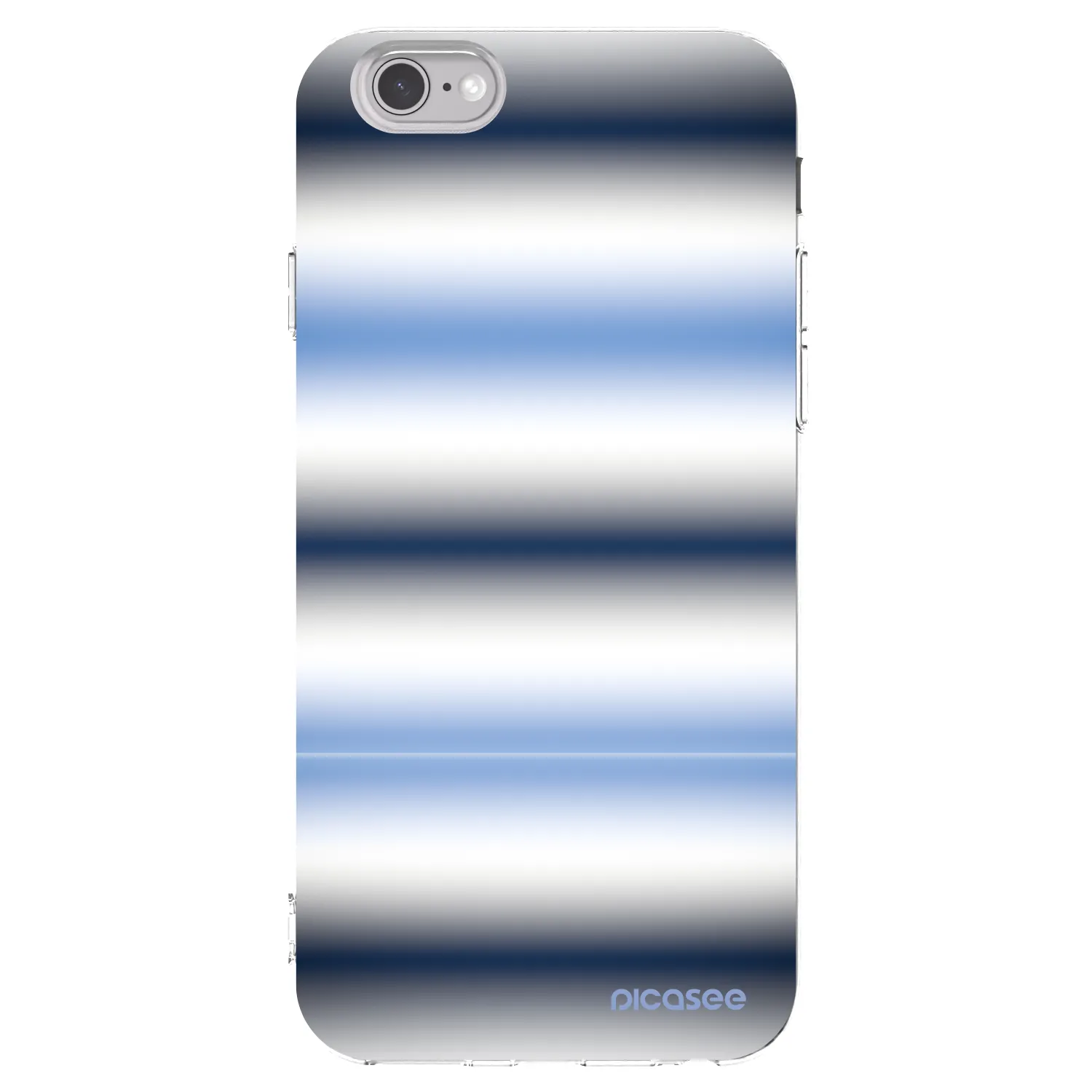 Picasee Apple iPhone 6/6S Hülle - Transparentes Silikon - Static Lines