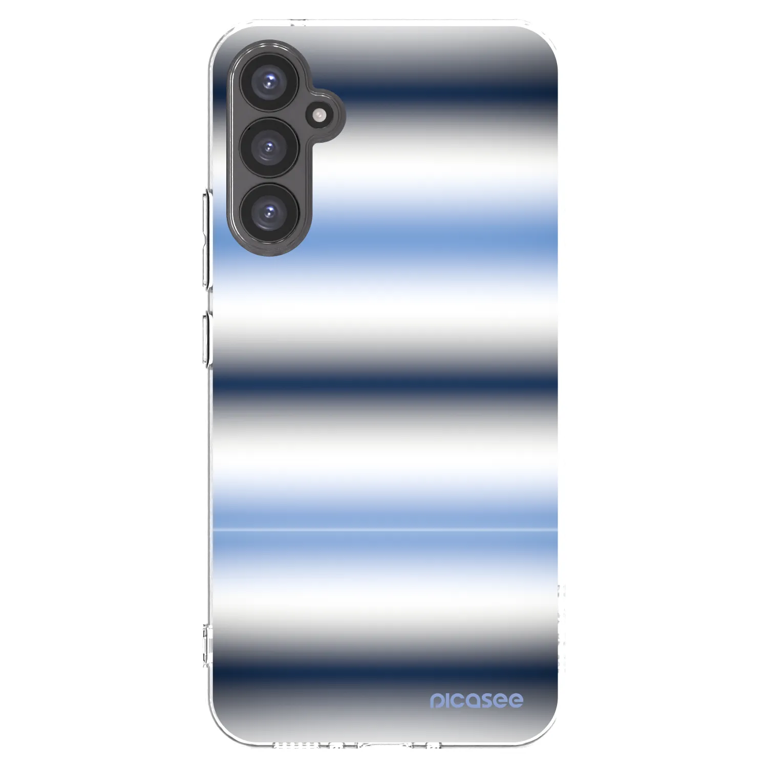 Picasee Samsung Galaxy A34 5G A346B Hülle - Transparentes Silikon - Static Lines