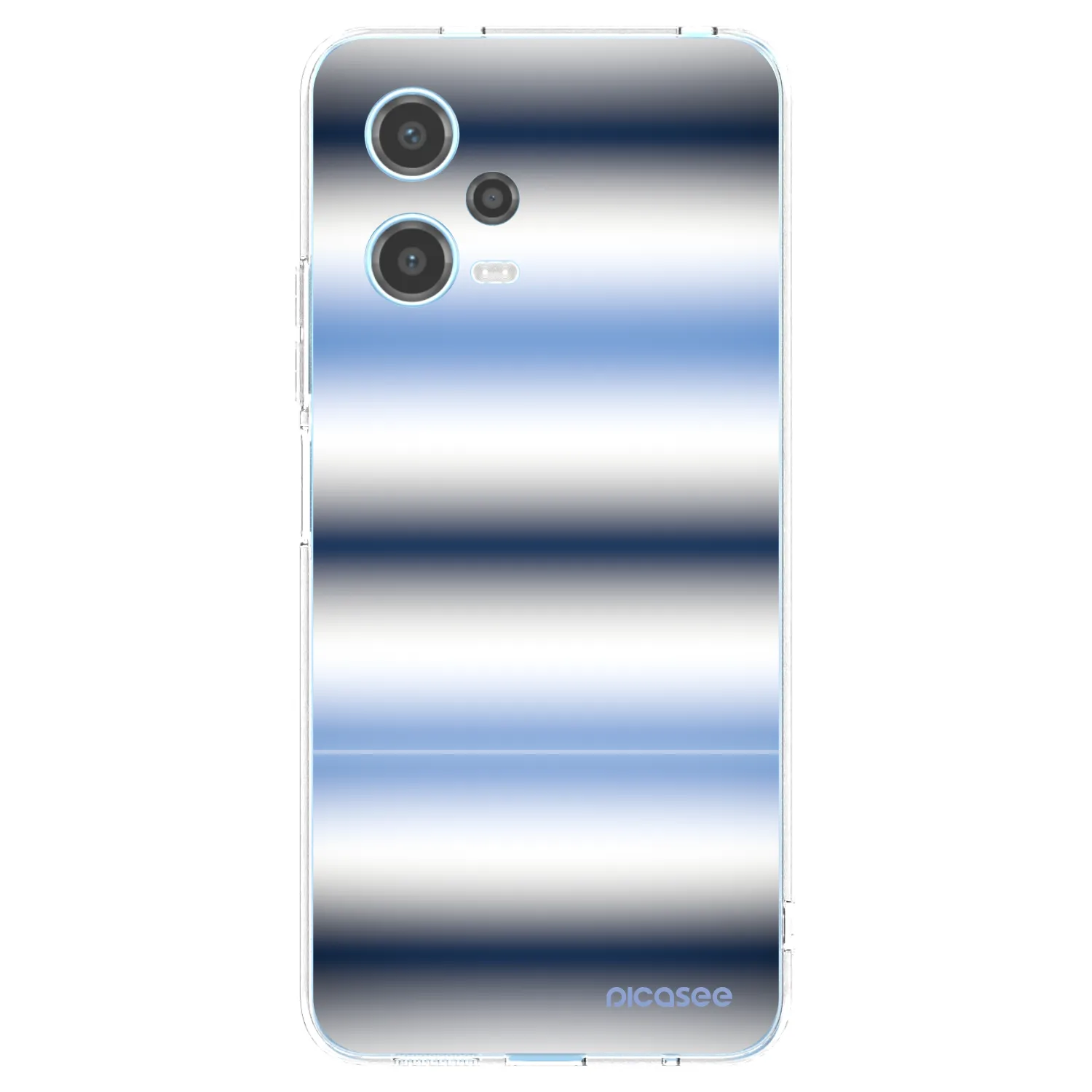 Picasee Xiaomi Redmi Note 12 5G Hülle - Transparentes Silikon - Static Lines
