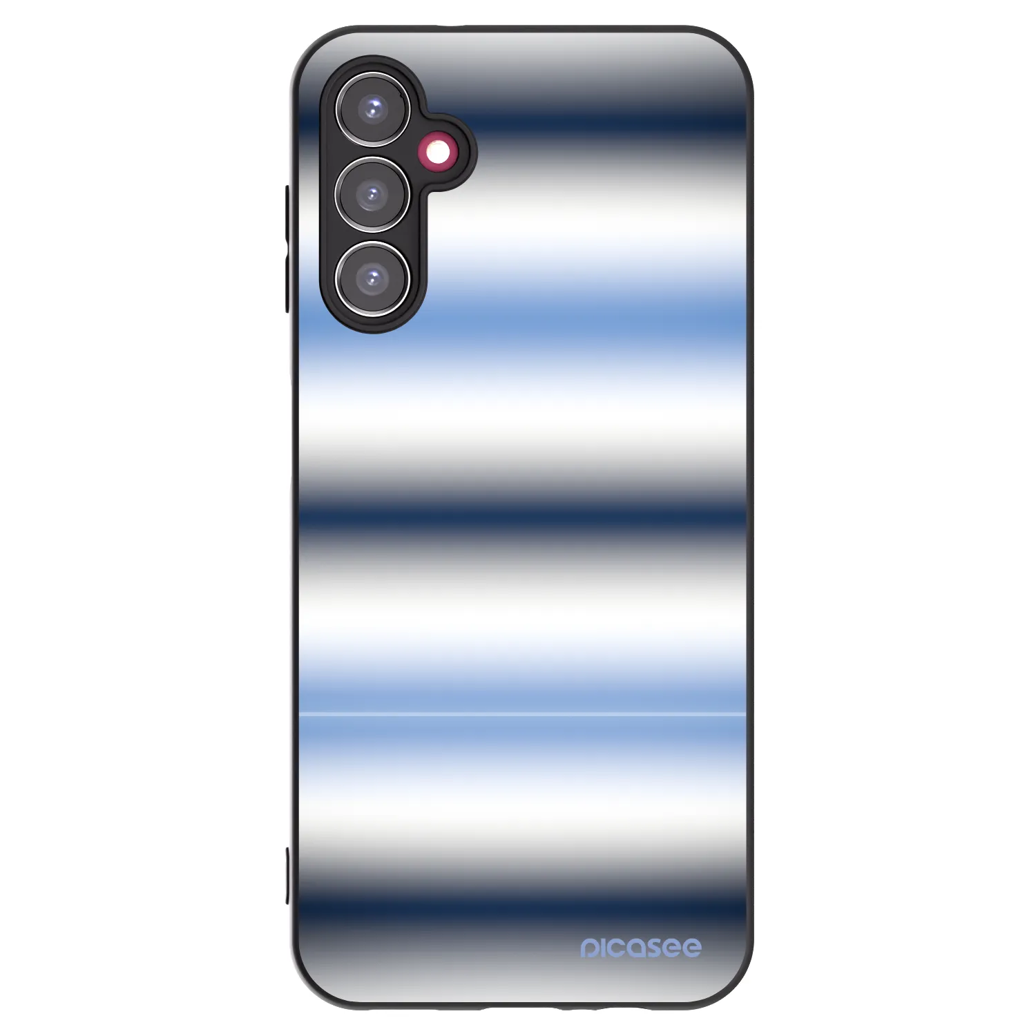 Picasee Samsung Galaxy A14 4G A145R Hülle - Schwarzes Silikon - Static Lines