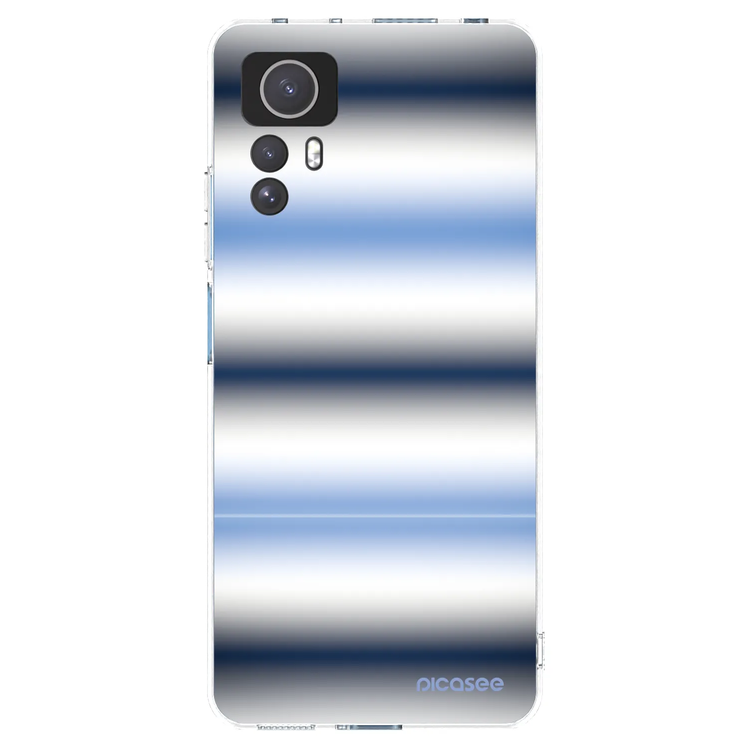 Picasee Xiaomi Redmi Note 12S Hülle - Transparentes Silikon - Static Lines