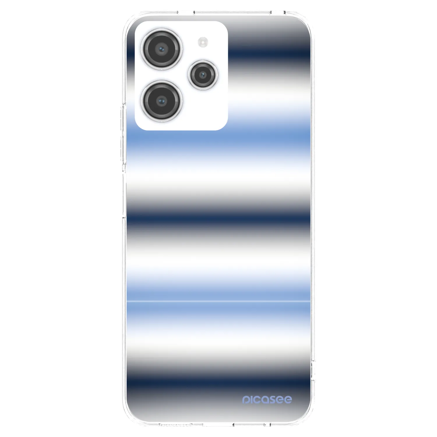 Picasee Xiaomi Redmi 12 4G Hülle - Transparentes Silikon - Static Lines