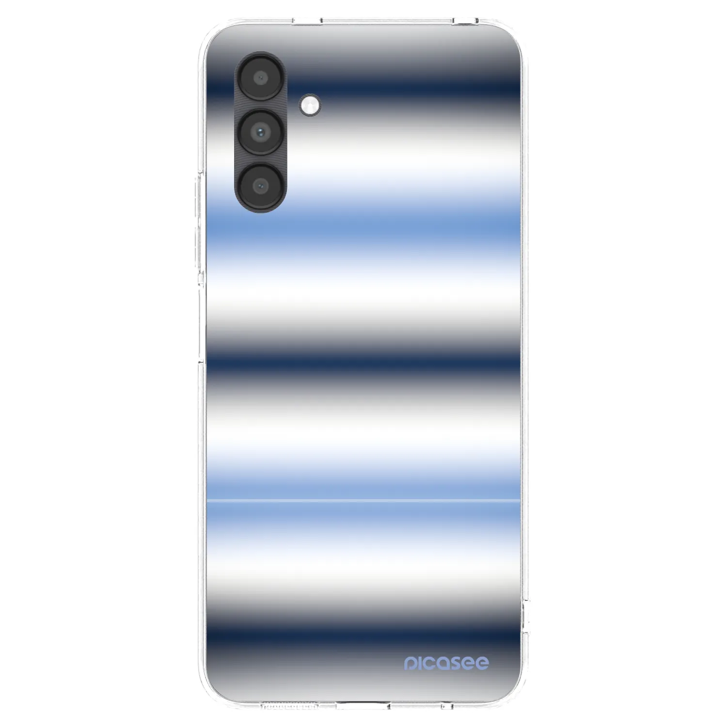 Picasee Samsung Galaxy A04s A047F Hülle - Transparentes Silikon - Static Lines