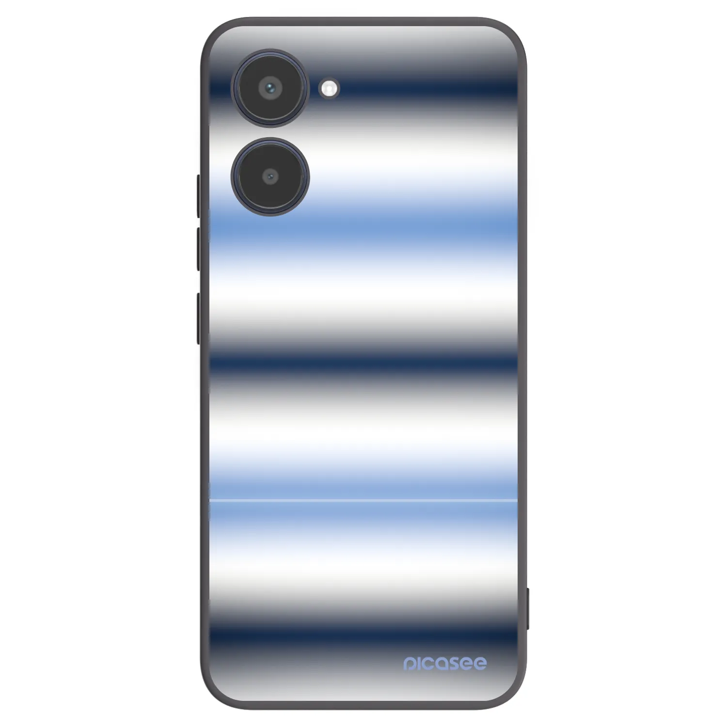 Picasee Realme 10 4G Hülle - Schwarzes Silikon - Static Lines