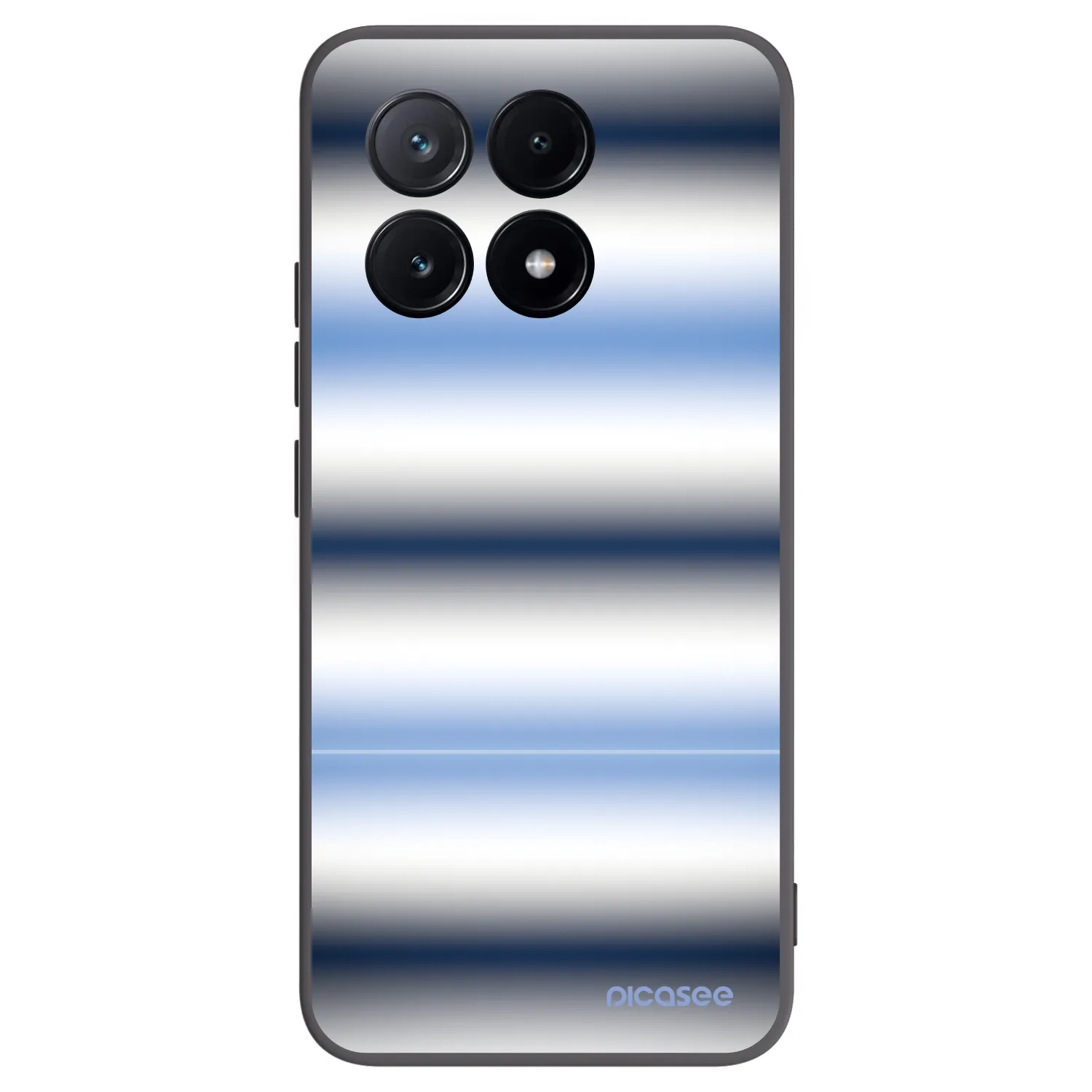 Picasee Xiaomi Poco X6 Pro Hülle - Schwarzes Silikon - Static Lines