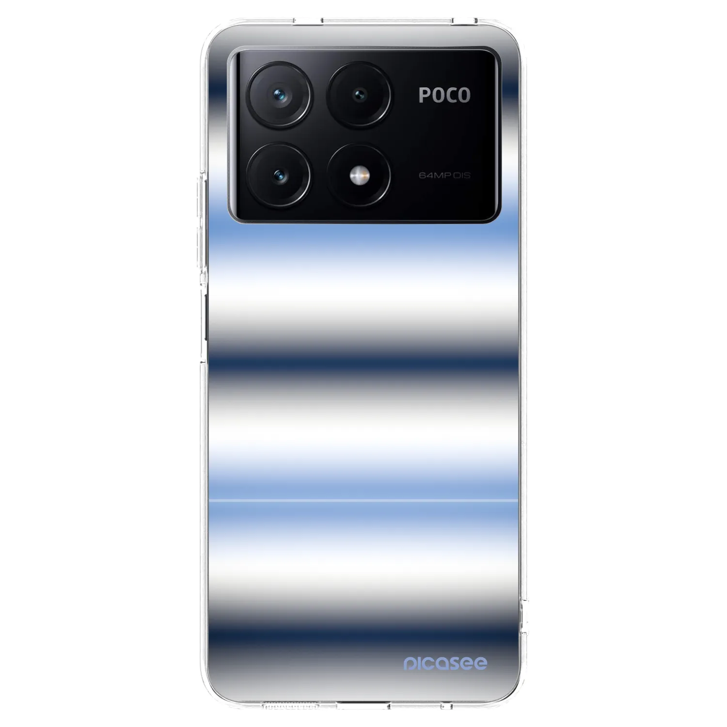 Picasee Xiaomi Poco X6 Pro Hülle - Transparentes Silikon - Static Lines