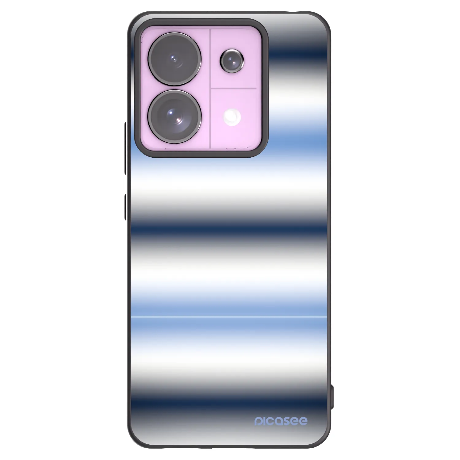 Picasee Xiaomi Redmi Note 13 Pro 5G Hülle - Schwarzes Silikon - Static Lines