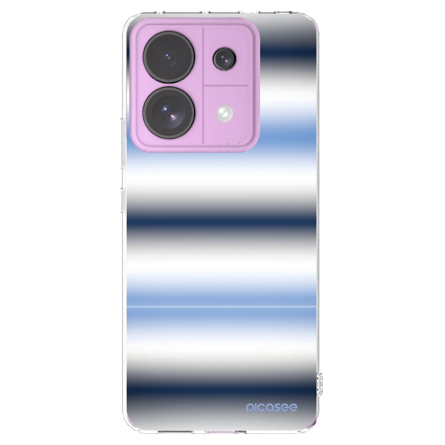 Picasee Xiaomi Redmi Note 13 Pro 5G Hülle - Transparentes Silikon - Static Lines