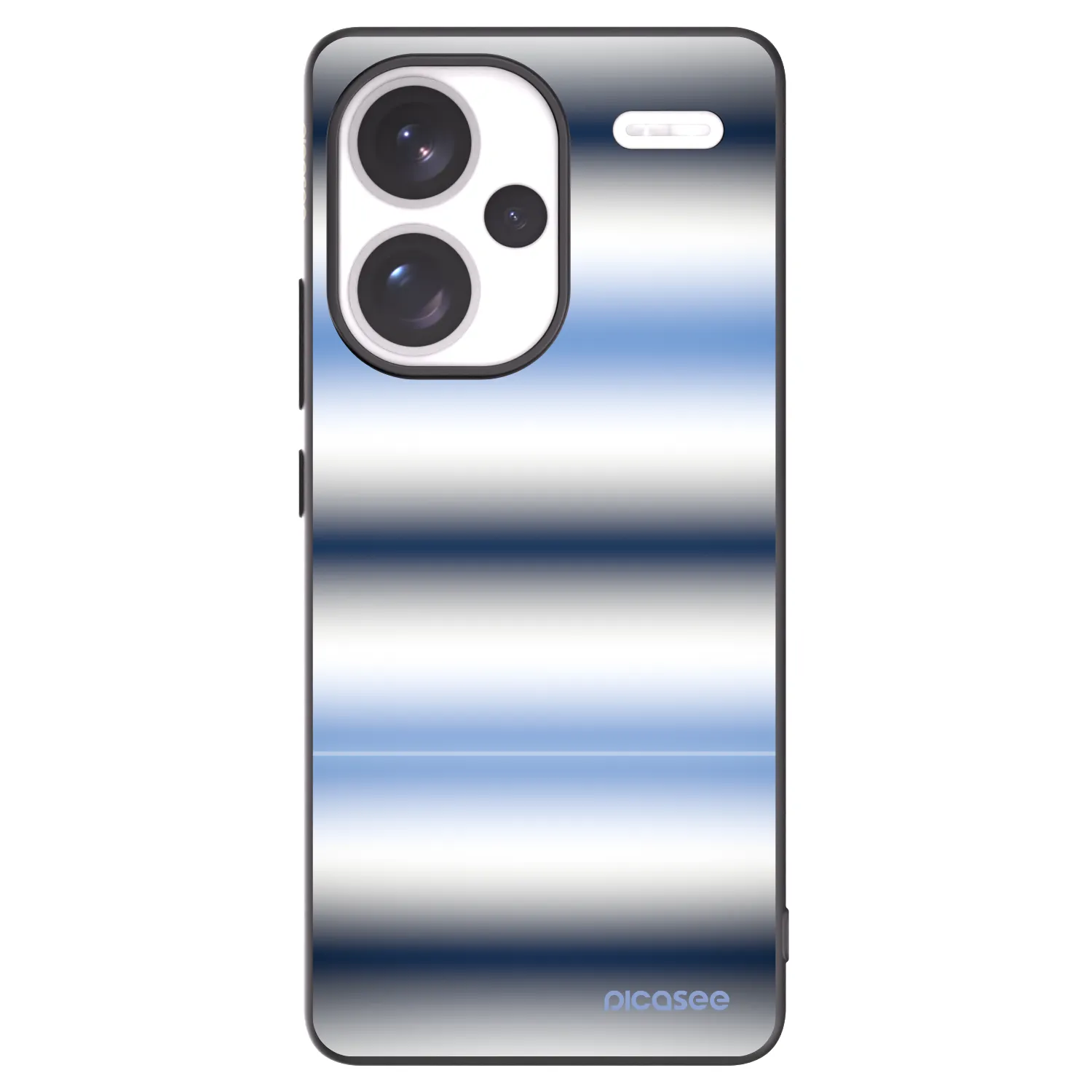 Picasee Xiaomi Redmi Note 13 Pro+ 5G Hülle - Schwarzes Silikon - Static Lines