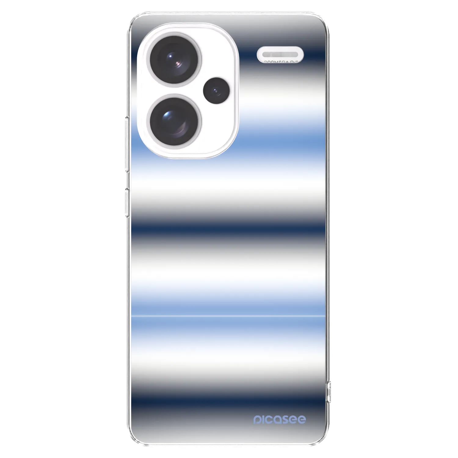 Picasee Xiaomi Redmi Note 13 Pro+ 5G Hülle - Transparentes Silikon - Static Lines