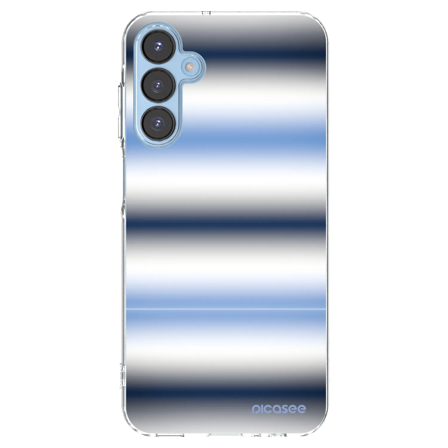 Picasee Samsung Galaxy A15 A156B 5G Hülle - Transparentes Silikon - Static Lines