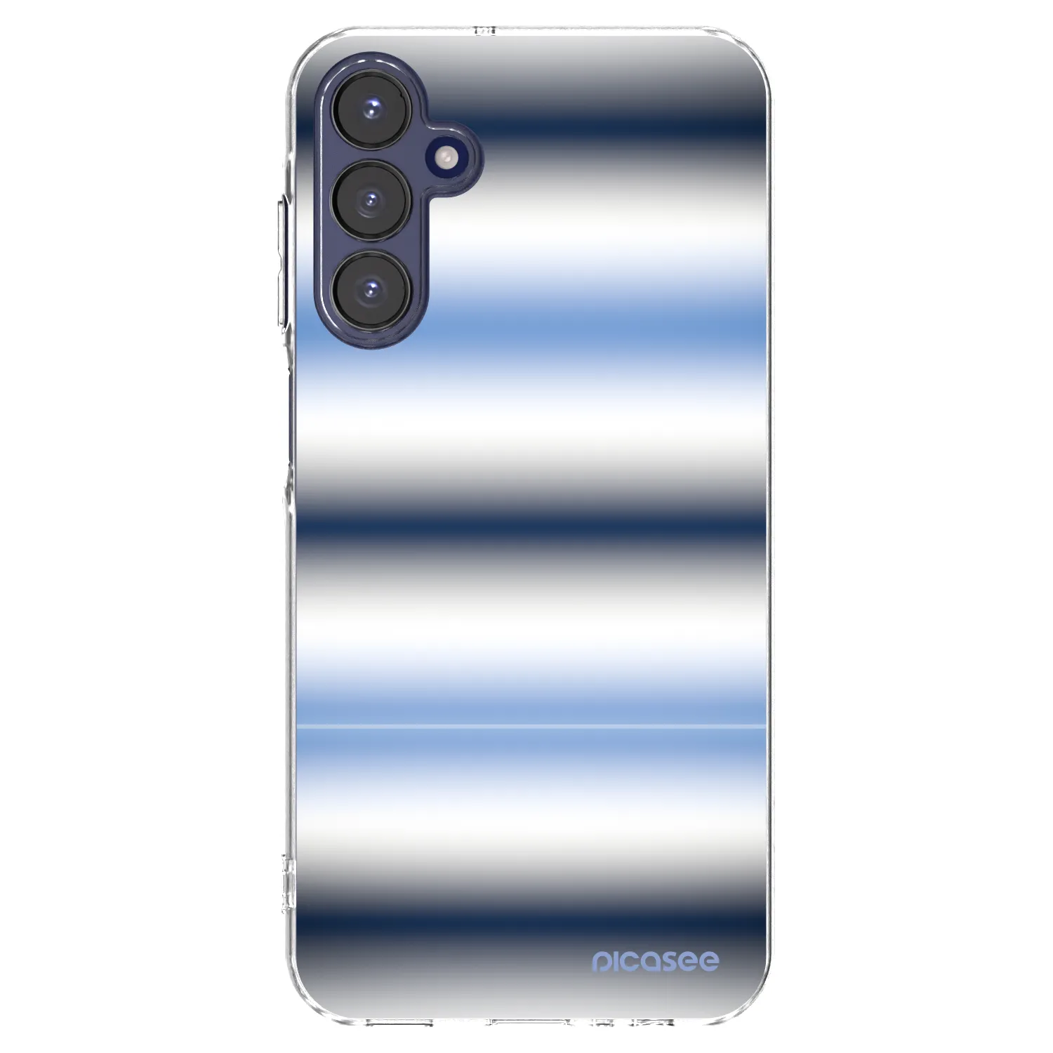 Picasee Samsung Galaxy A15 A155F 4G Hülle - Transparentes Silikon - Static Lines