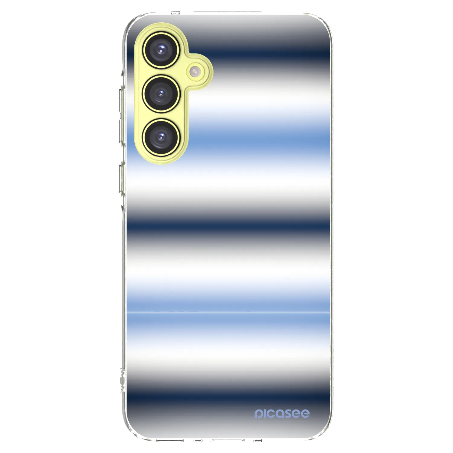 Picasee Samsung Galaxy A35 5G A356B Hülle - Transparentes Silikon - Static Lines