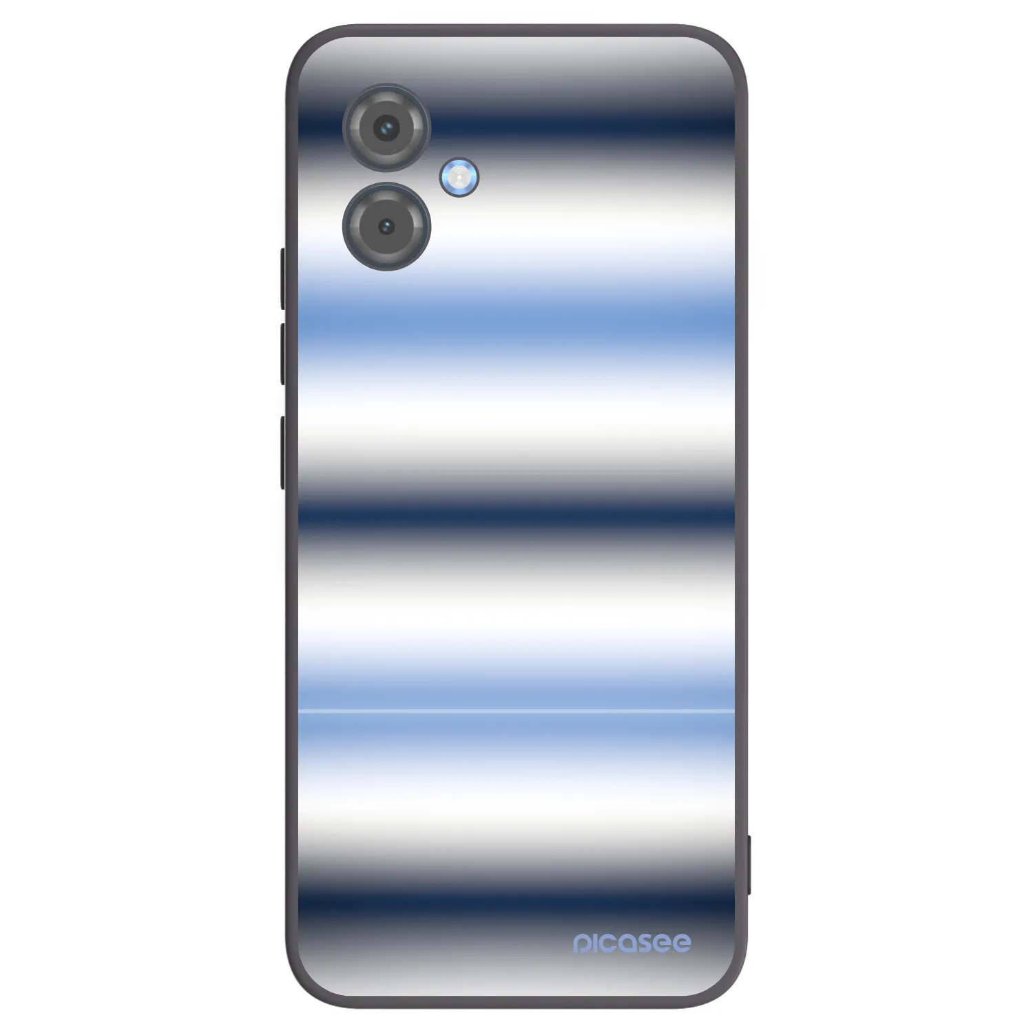 Picasee Motorola Moto G14 Hülle - Schwarzes Silikon - Static Lines