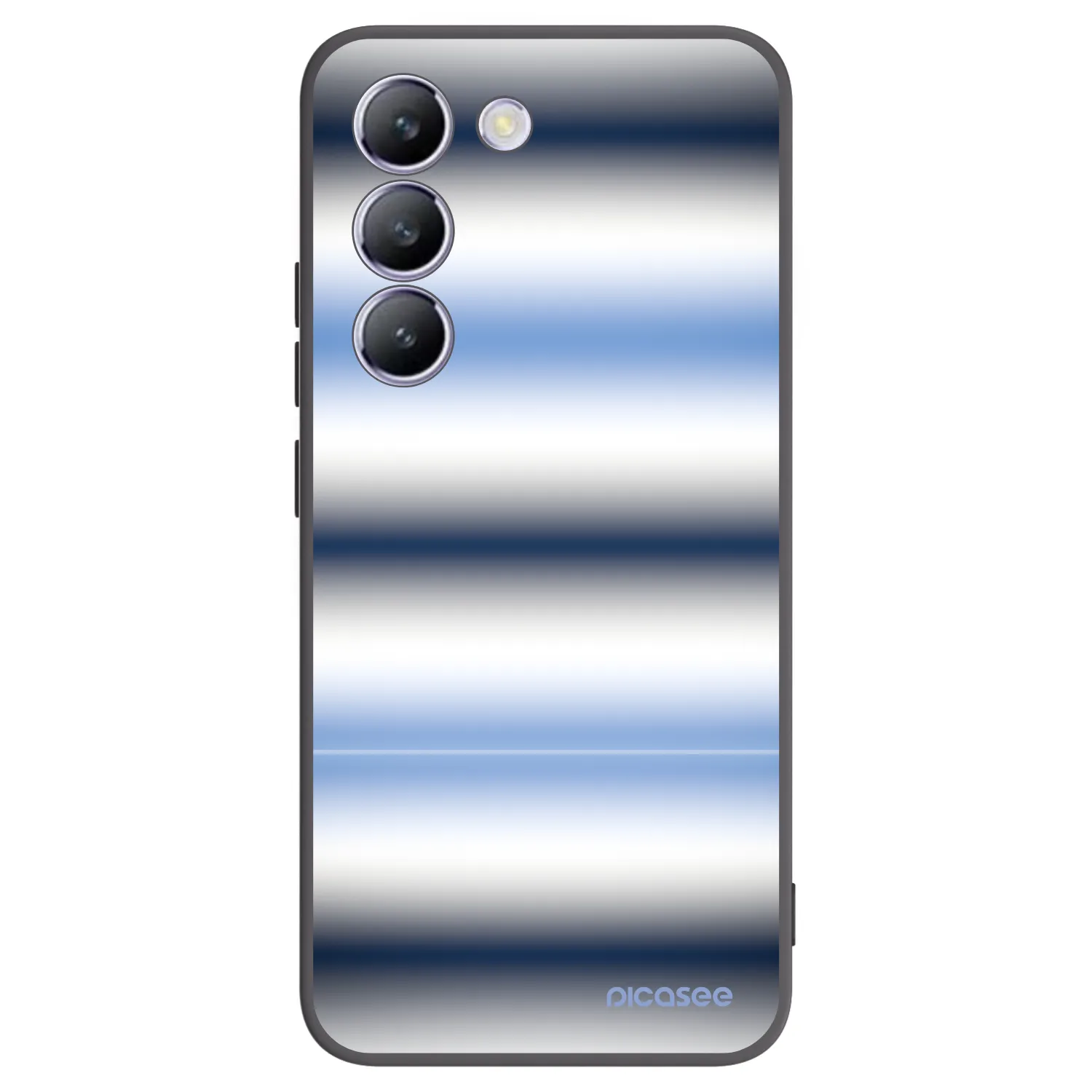 Picasee Vivo V40 SE 5G Hülle - Schwarzes Silikon - Static Lines