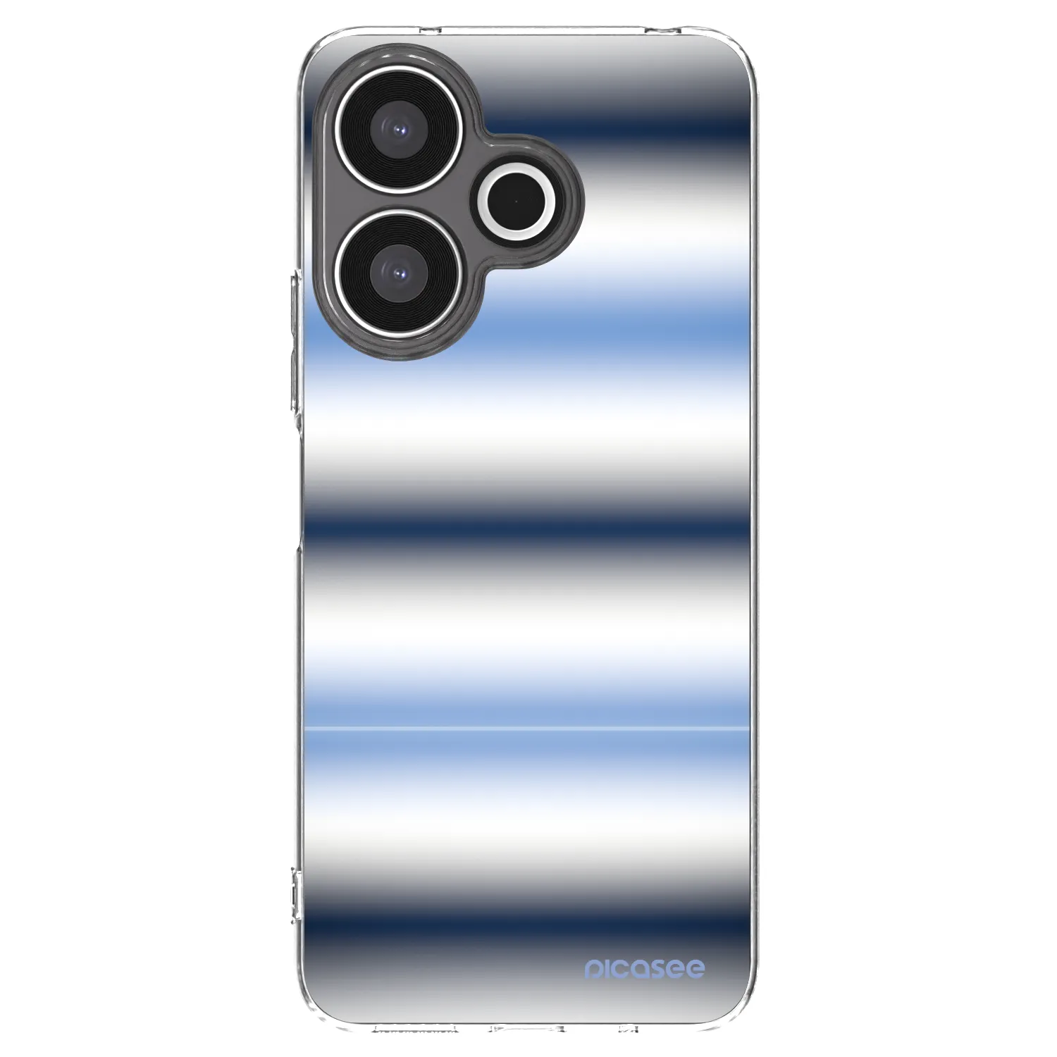 Picasee Xiaomi Redmi 13 4G Hülle - Transparentes Silikon - Static Lines