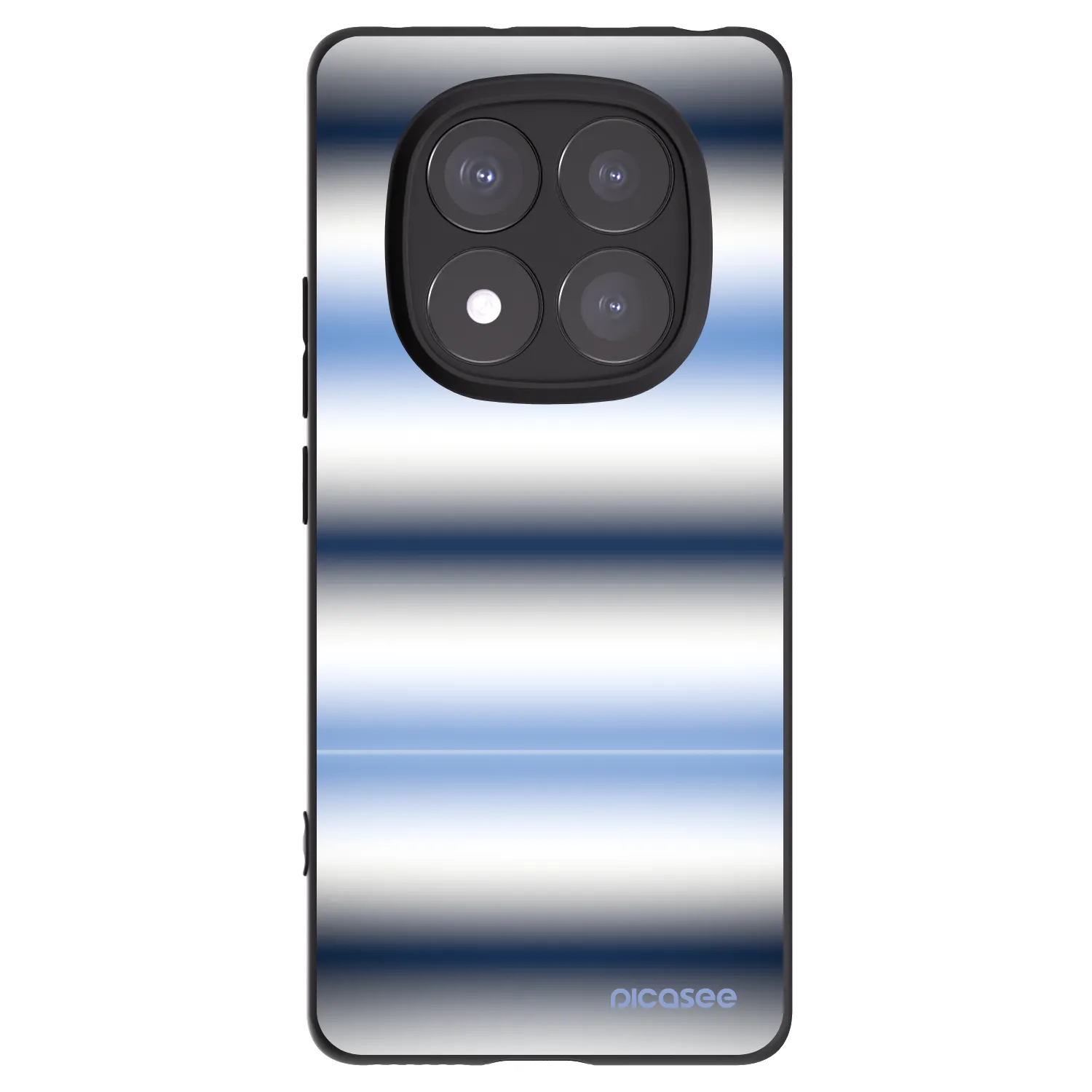 Picasee Xiaomi Redmi Note 14 Pro 5G Hülle - Schwarzes Silikon - Static Lines