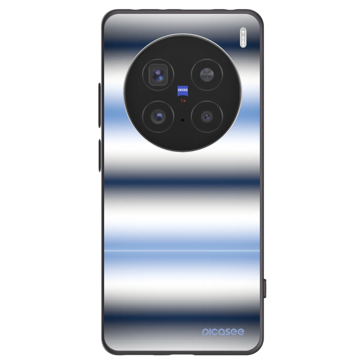 Picasee Vivo X200 Pro Hülle - Schwarzes Silikon - Static Lines