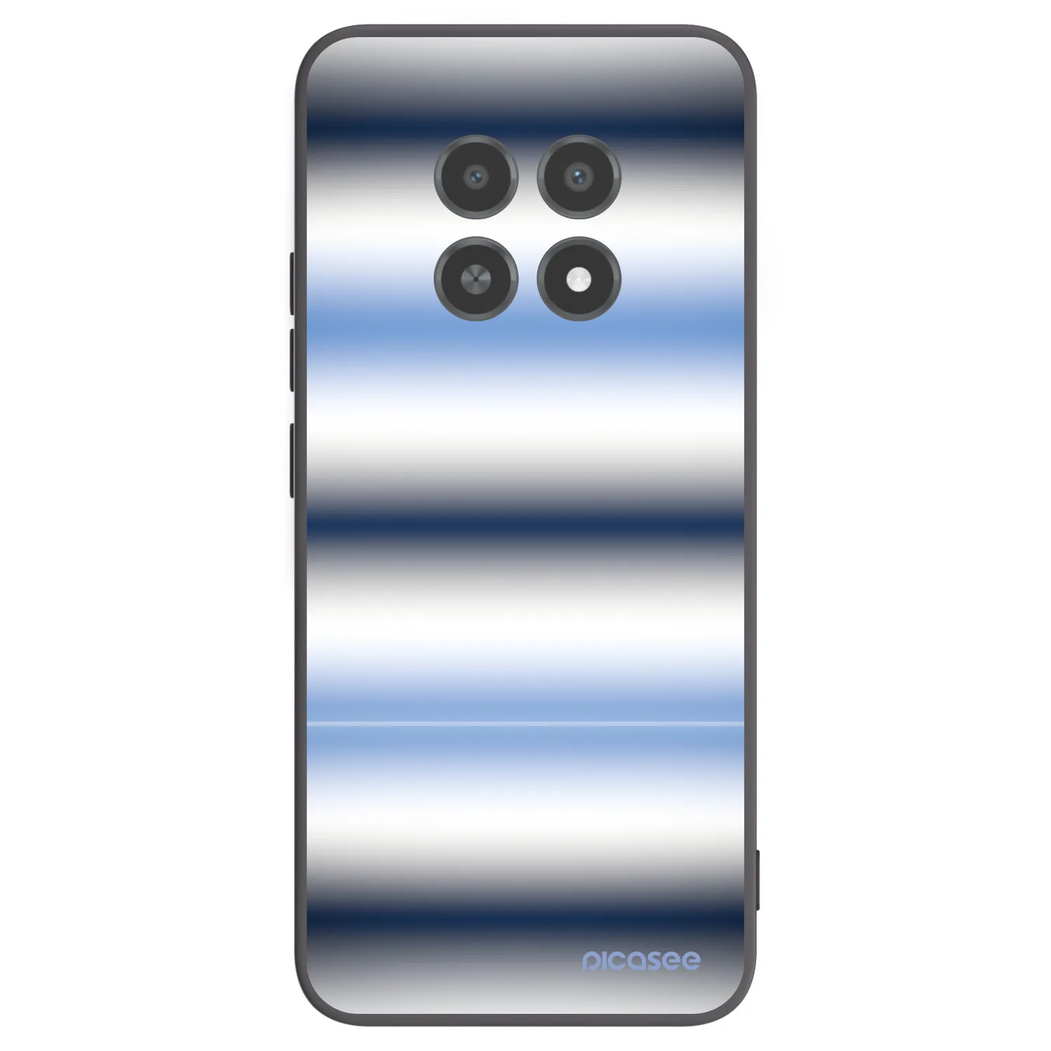 Picasee Realme 12X Hülle - Schwarzes Silikon - Static Lines