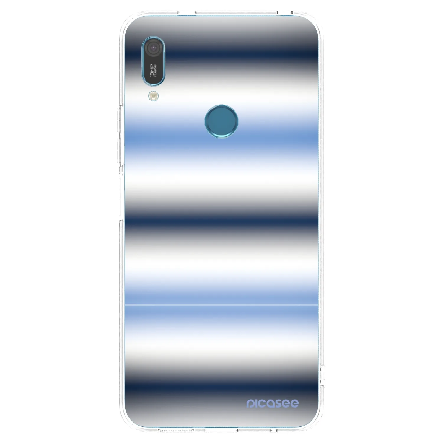 Picasee Huawei Y6 2019 Hülle - Transparentes Silikon - Static Lines