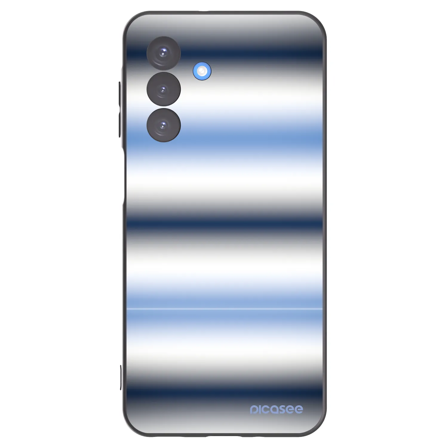 Picasee Samsung Galaxy A17 5G Hülle - Schwarzes Silikon - Static Lines