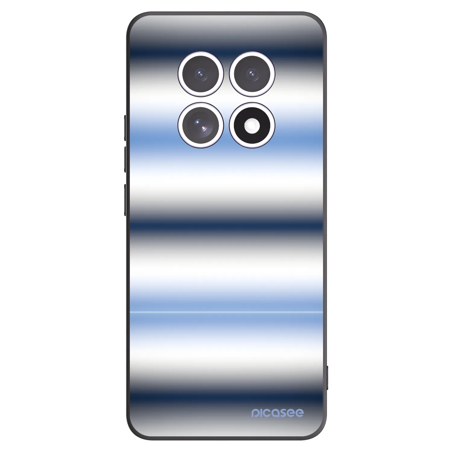 Picasee Xiaomi Redmi Note 15 5G Hülle - Schwarzes Silikon - Static Lines