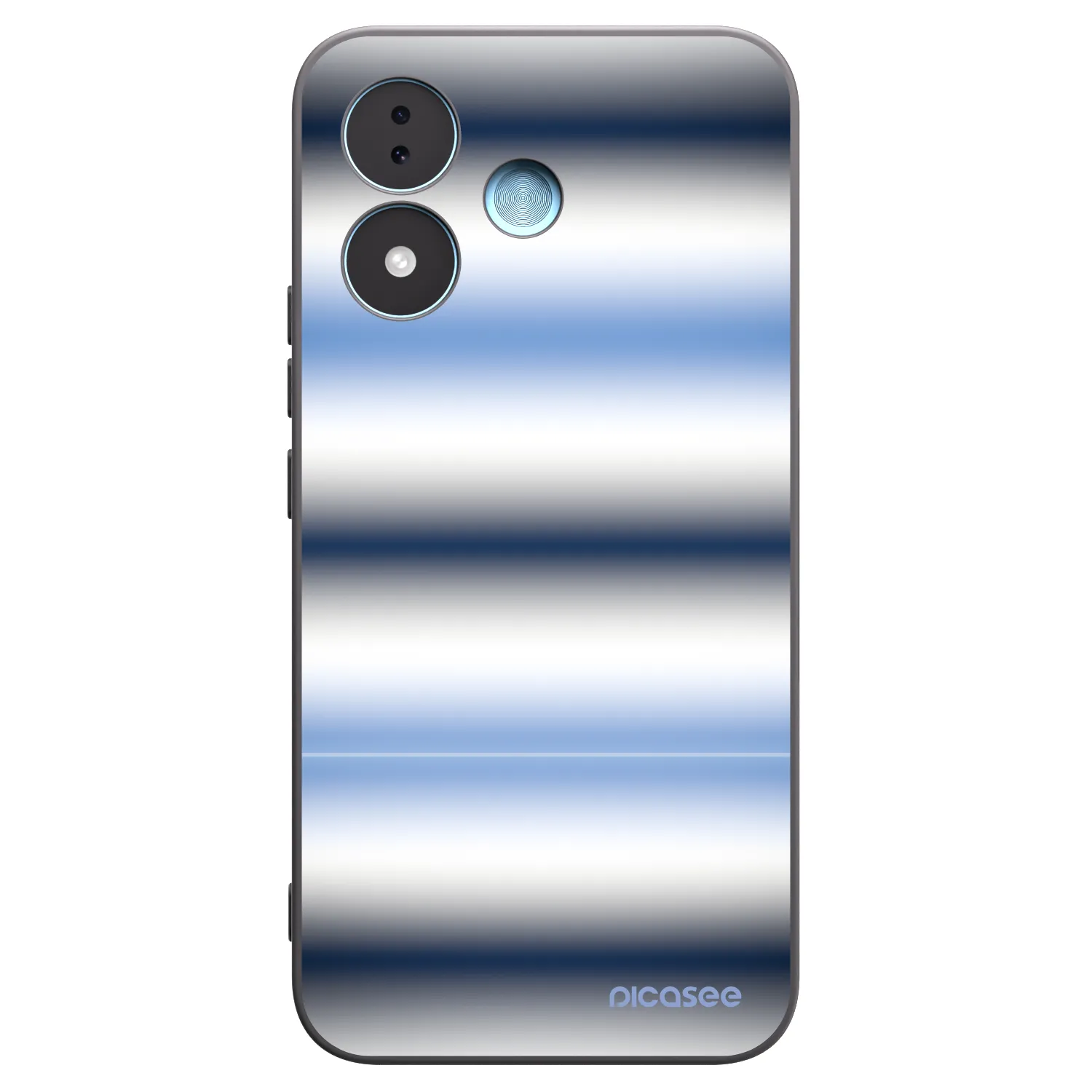 Picasee Xiaomi Redmi Note 17 5G Hülle - Schwarzes Silikon - Static Lines