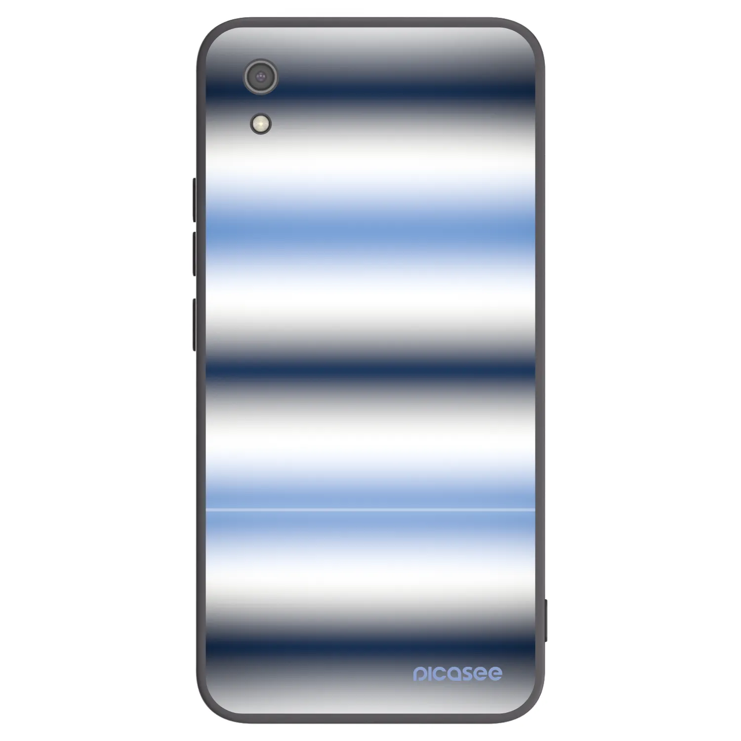 Picasee Xiaomi Redmi 7A Hülle - Schwarzes Silikon - Static Lines