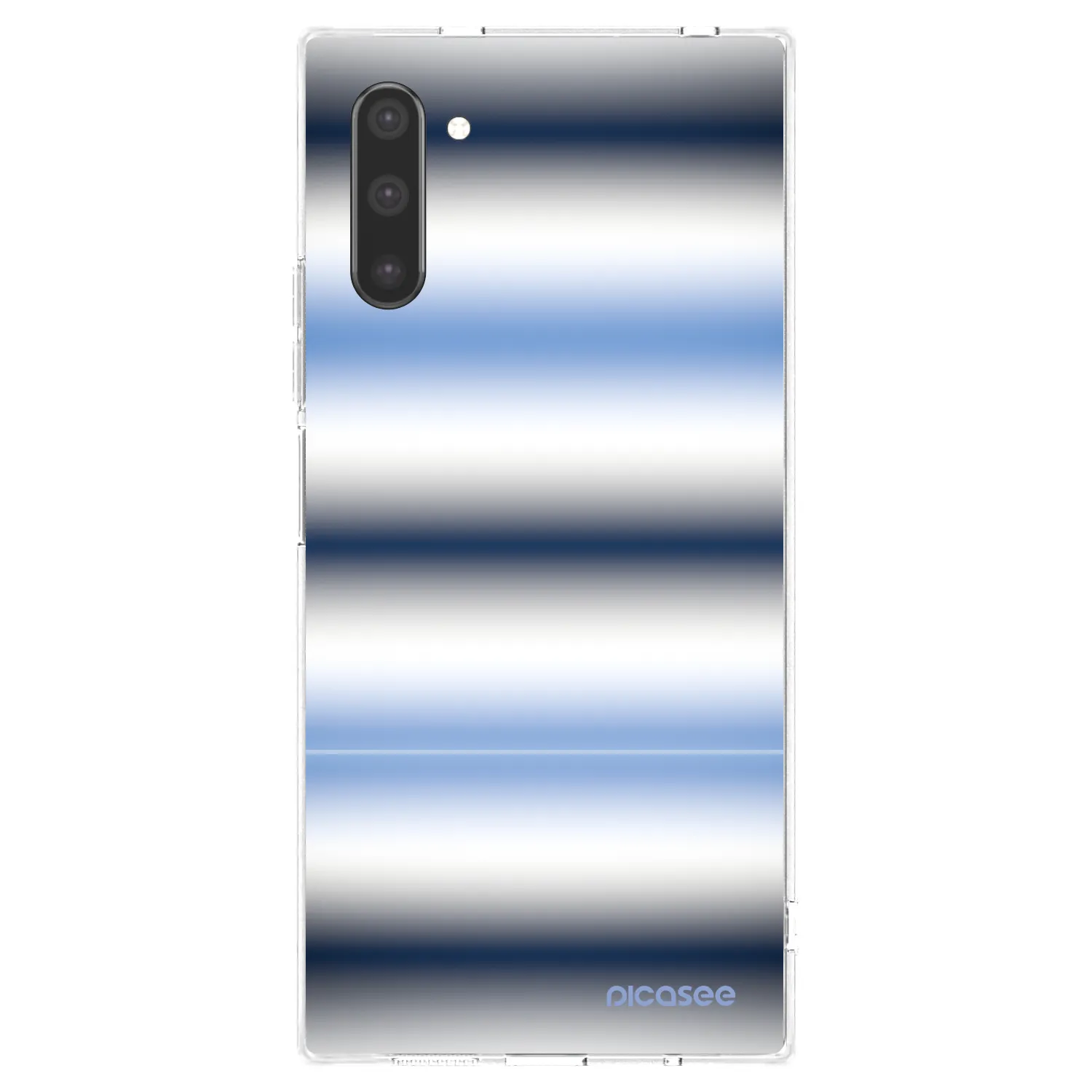 Picasee Samsung Galaxy Note 10 N970F Hülle - Transparentes Silikon - Static Lines
