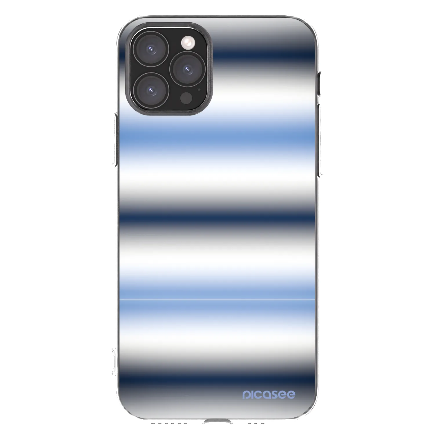 Picasee Apple iPhone 11 Pro Hülle - Transparentes Silikon - Static Lines