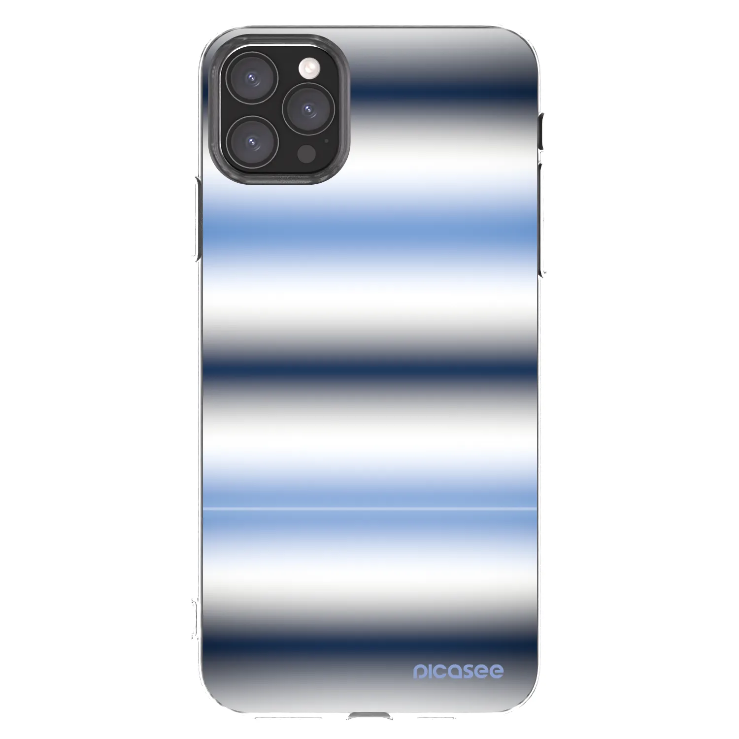 Picasee Apple iPhone 11 Pro Max Hülle - Transparentes Silikon - Static Lines